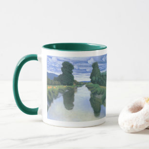 Mug La rivière de Berville par Felix Vallotton, Fine A