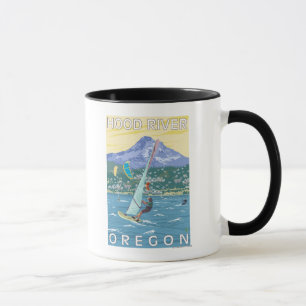 Mug La rivière Hood, surfers d'ORWind et pensionnaires
