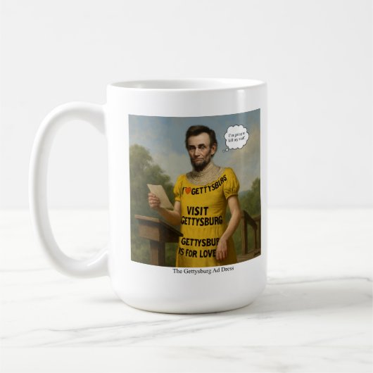 Mug La robe publicitaire Gettysburg (Gauche)