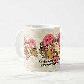 Mug La route à mes chiens de coeur (Devant gauche)