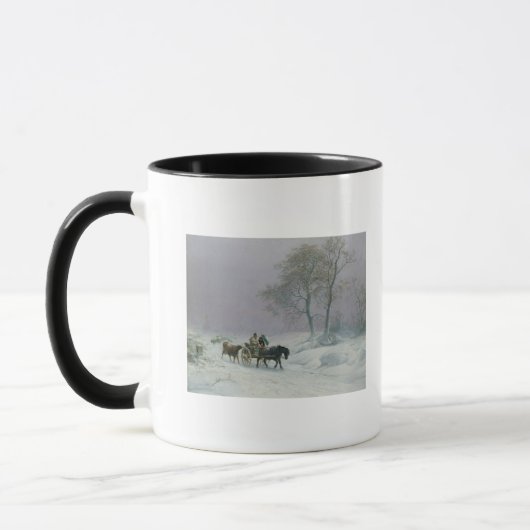 Mug La route hivernale à lancer sur le marché (Gauche)