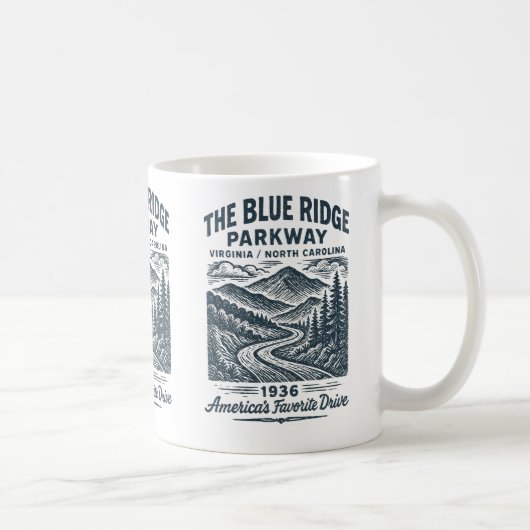 Mug La route panoramique Blue Ridge (Droite)