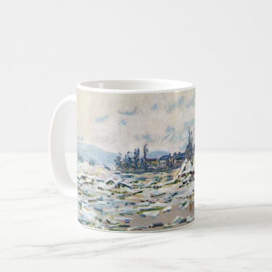 Mug La rupture de la glace par Claude Monet (Devant gauche)