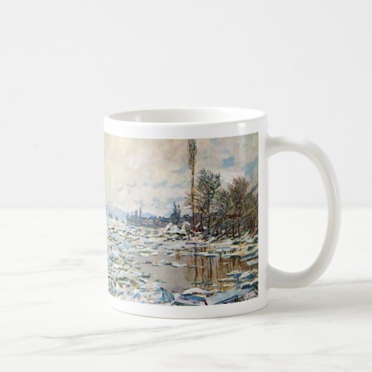 Mug La rupture de la glace par Claude Monet (Droite)