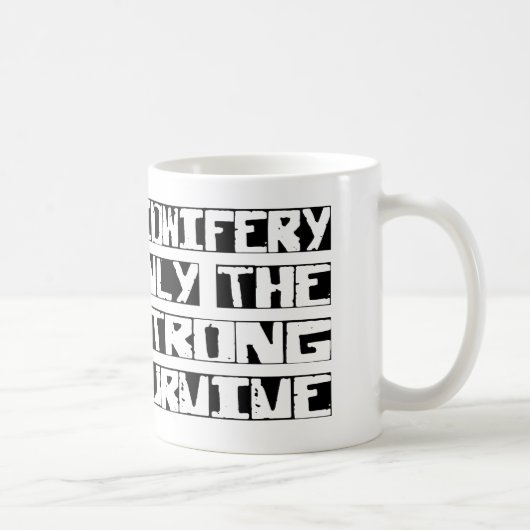 Mug La sage-femme survivent (Droite)