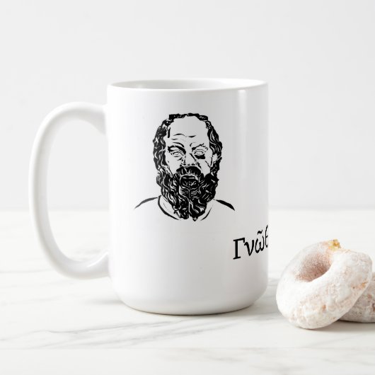 Mug La sagesse de Socrate (Avec donut)
