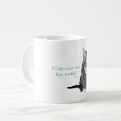 Mug La sagesse des chats - si les chats pouvaient parl (Devant gauche)