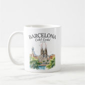 Mug La Sagrada Familia & Skyline – Barcelona Spain (Gauche)