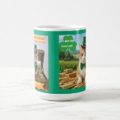 Mug La Saint-Patrick avec humour félin (Centre)