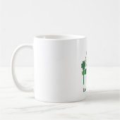 Mug La Saint-Patrick avec un lutin chanceux minimalist (Gauche)