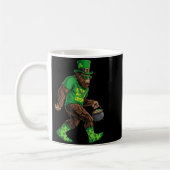 Mug La Saint-Patrick Bigfoot Vert Drôle Sasquatch Gran (Gauche)