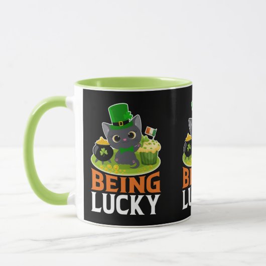 Mug La Saint-Patrick être chanceux (Gauche)