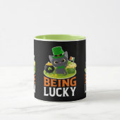 Mug La Saint-Patrick être chanceux (Centre)