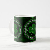 Mug la Saint Patrick, Shamrock verte (Devant gauche)