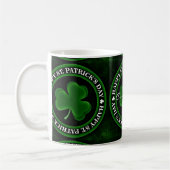 Mug la Saint Patrick, Shamrock verte (Gauche)