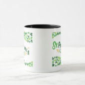 Mug la Saint-Patrick,Trèfle,Irlandais  (Centre)