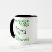 Mug la Saint-Patrick,Trèfle,Irlandais  (Devant gauche)