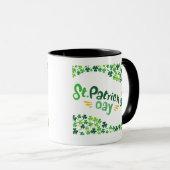Mug la Saint-Patrick,Trèfle,Irlandais  (Devant droit)