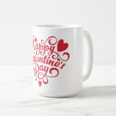 Mug la Saint-Valentin (Devant droit)
