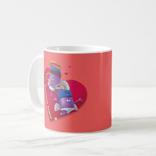 Mug La Saint Valentin à Gemini (Devant gauche)