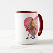 Mug La Saint-Valentin au chameau (Devant droit)