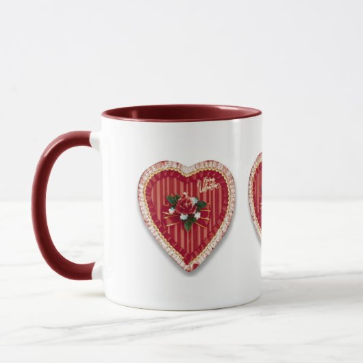 Mug La Saint Valentin au coeur (Gauche)