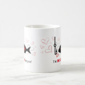 Mug La Saint Valentin au coeur et au poisson (Centre)
