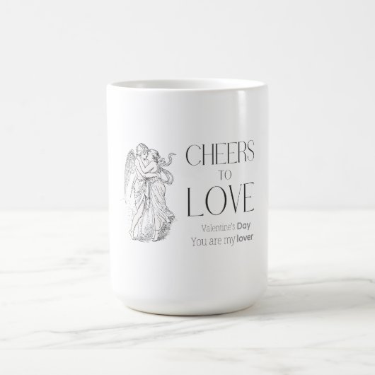 Mug La Saint-Valentin – Chérubins Vintage & Message d' (Centre)