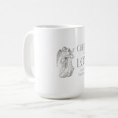 Mug La Saint-Valentin – Chérubins Vintage & Message d' (Devant gauche)