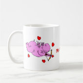 Mug La Saint Valentin d'amour hippo (Gauche)