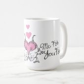 Mug La Saint-Valentin de Dr. Seuss | Un Poisson Deux P (Devant droit)