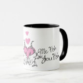 Mug La Saint-Valentin de Dr. Seuss | Un Poisson Deux P (Devant droit)