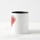 Mug La Saint-Valentin du Coeur Rouge (Centre)