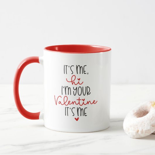 Mug La Saint Valentin en boue (Avec donut)