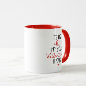 Mug La Saint Valentin en boue (Devant droit)