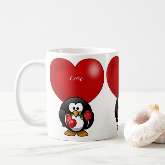 Mug La Saint Valentin en boue (Avec donut)