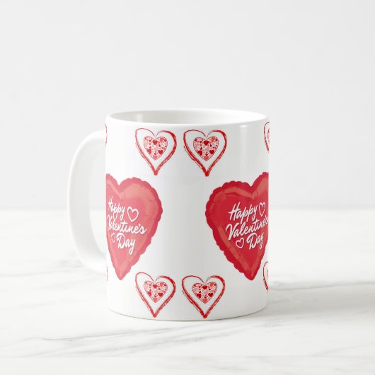 Mug La Saint Valentin en boue (Devant gauche)