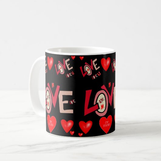 Mug La Saint Valentin en boue (Devant gauche)
