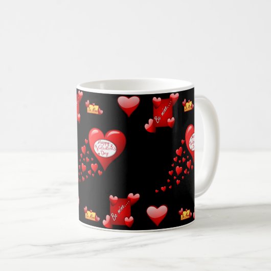 Mug La Saint Valentin en boue (Devant droit)