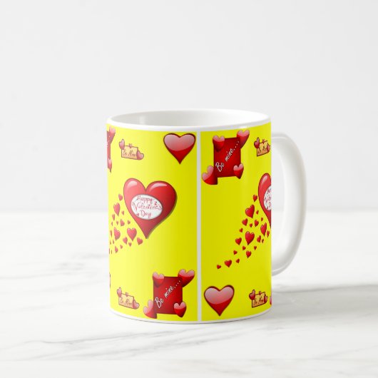 Mug La Saint Valentin en boue (Devant droit)