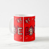 Mug La Saint Valentin en boue (Devant gauche)
