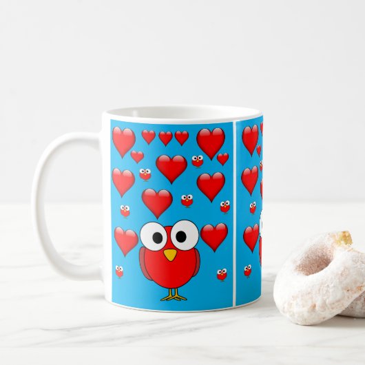 Mug La Saint Valentin en boue (Avec donut)
