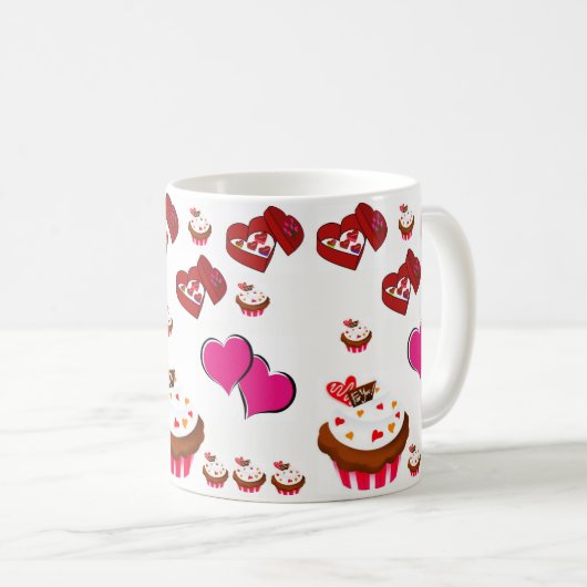 Mug La Saint Valentin en boue (Devant droit)