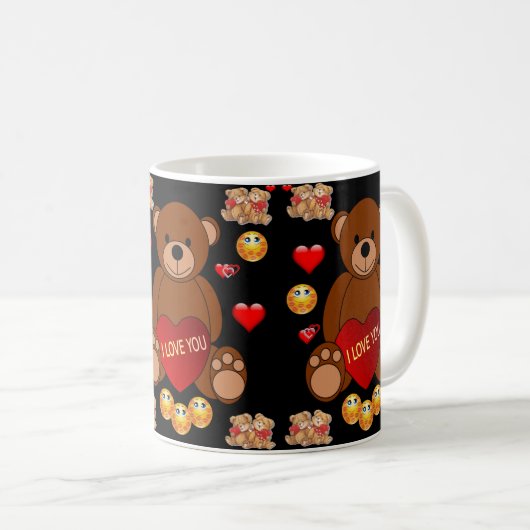 Mug La Saint Valentin en boue (Devant droit)