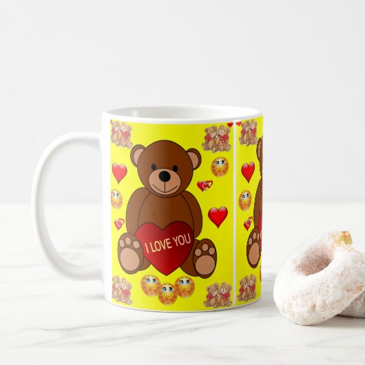 Mug La Saint Valentin en boue (Avec donut)