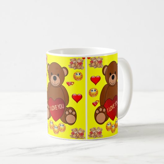 Mug La Saint Valentin en boue (Devant droit)