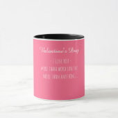 Mug La Saint-Valentin, je t'aime plus que tout (Centre)