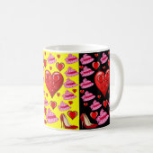 Mug La Saint-Valentin, les grenouilles (Devant droit)