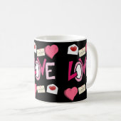 Mug La Saint-Valentin, les grenouilles (Devant droit)