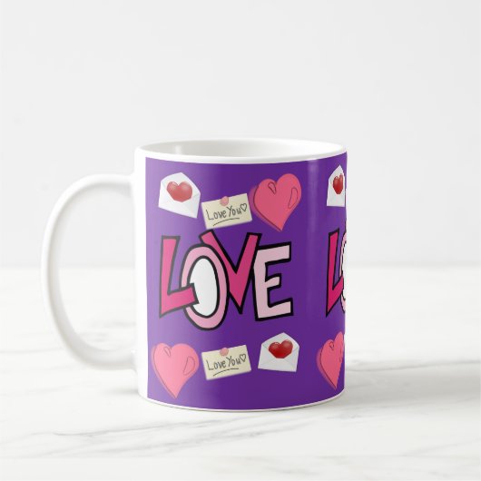 Mug La Saint-Valentin, les grenouilles (Gauche)